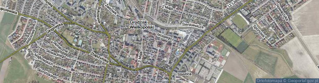 Zdjęcie satelitarne Plac Powstańców Wielkopolskich pl.